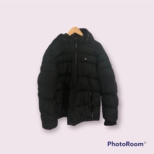 Tommy Hilfiger mens classic Hooded Puffer Jacket (size M)